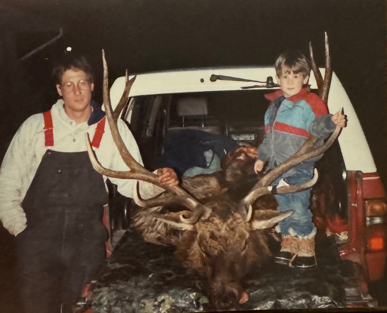 <p>Fetherston with his father, Tim, after a long ago hunt (Ryan Fetherston photo)</p><p>Fetherston w