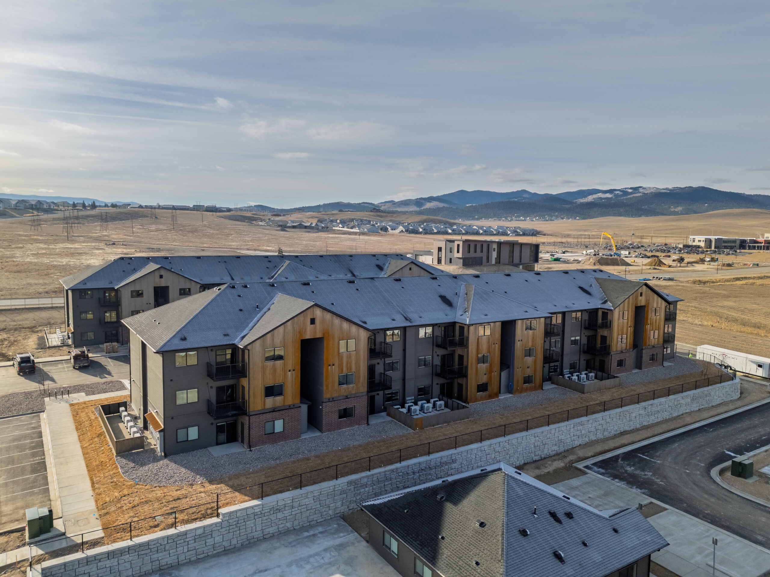 New homes on edge of city